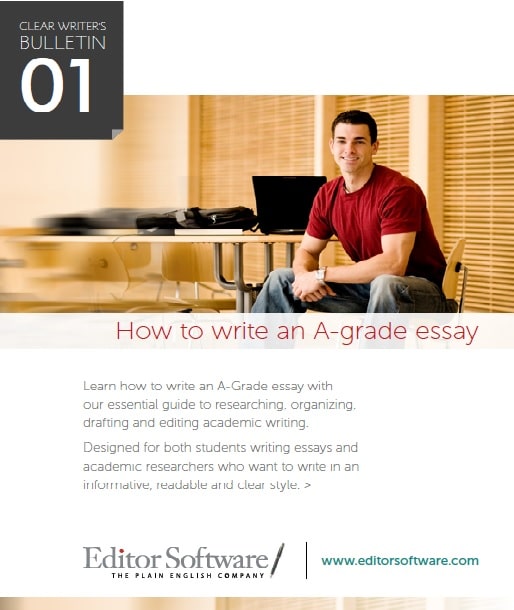 How To Write An A Grade Essay Free Essay Guide Software For Writers